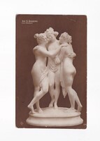 RA:01 Üdvözlő képeslap postatiszta művészi AKT kép Postatiszta