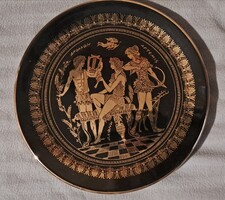 Görög dísztányér (Apolló, Dafné, Artemisz)