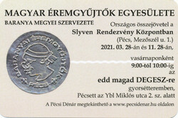 Kártyanaptár - - 2021 - Baranya megyei Érmegyűjtők Egyesülete