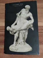 Akt művészlap, 1920 körül, postatiszta