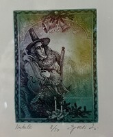 Egresi Zsuzsa - Natale rézkarc