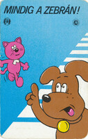 Kártyanaptár - - 1981 - Országos Közlekedésbiztonsági Tanács - OKBT - ÁB