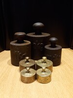 Antik mérlegsúlyok 7 db