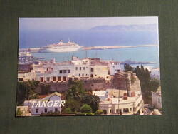 Képeslap,Afrika,Marokkó,Tanger,Kasbah,port,kikötő látkép,részlet, 1990-