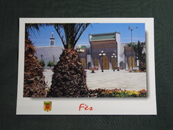 Képeslap,Afrika,Marokkó,Fés,Dar al-Makhzen,Királyi palota, 1990-