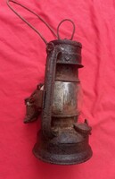Ritka Veterán Kerékpár Régi  Bicikli Petróleum Lámpa
