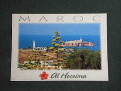 Képeslap,Afrika,Marokkó,Al Hoccima,Al Hoceima Province,városi látkép,részlet, 1990-