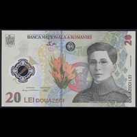 Románia 20 Lei 2023 P-119A Polymer UNC