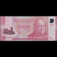 Paraguay 5000 Guaranies 2011 P-234a Polymer UNC