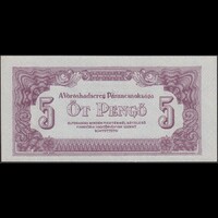 Magyarország 5 Pengő 1944 P-M4 Vörös Hadsereg UNC