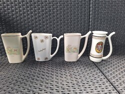 Porcelán korsók 4 db