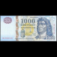 Magyarország 1000 Forint 2008 DB alacsony sorszám UNC