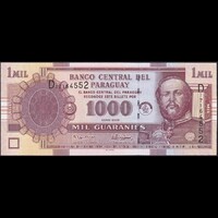 Paraguay 1000 Guaranies 2005 P-222b UNC