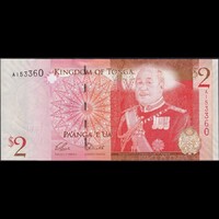 Tonga 2 Pa'anga 2009 P-38a UNC