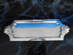 Ezüst artdeco   tálca 733 g