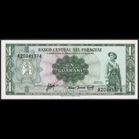 Paraguay 1 Guarani 1952 (1963) P-193b UNC