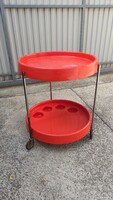 Rarity! Dal Vera's iconic space age plastic bar cart (mid-century) for sale