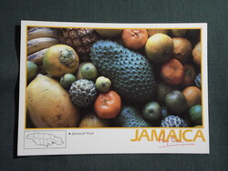 Képeslap,Közép Amerika,Jamaica,Jamaican Fruit,J,amaikai gyümölcsök,1980-