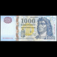 Magyarország 1000 Forint 2008 DB alacsony sorszám UNC