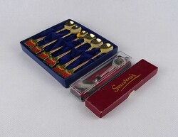 1W899 Régi különböző városokból származó díszkanál, emlék kanál csomag 6+2 darab