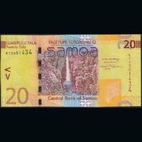 Szamoa 20 Tala 2008 P-40a UNC