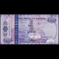 Rwanda / Ruanda 2000 Francs 2007 P-36 UNC