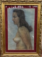 Bod László (?): Female Nude