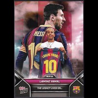 Topps NOW #002 Lamine Yamal & Lionel Messi - FC Barcelona