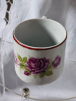 Rózsás  Zsolnay kávés csésze