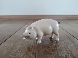 Régi Herendi porcelán malac figura