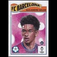 Topps UCL Living Set #476 Alejandro Balde (RC) Rookie Card - FC Barcelona