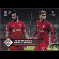 Topps NOW UCL #113 Mohamed Salah / Roberto Firmino - Liverpool FC