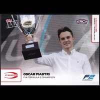 Topps NOW Formula 1 - #089 Oscar Piastri - FIA Formula 2 Champion (RC) Rookie Card