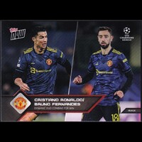 Topps NOW UCL #071 Cristiano Ronaldo / Bruno Fernandes - Manchester United