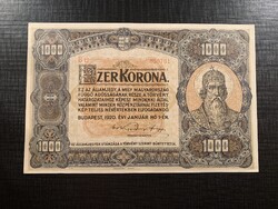 *** EF egyszer hajtott 1920-as 1000 korona ***