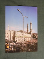 Képeslap,Közel-Kelet,Szaúd-Arábia,Mecca,Mekka,Maqam Ibrahim mecset látkép,részlet, 1990-