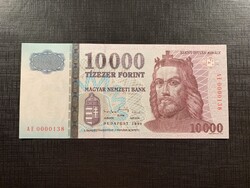 ***  UNC 1999 10000 forint “138”-as alacsony sorszám  ***