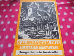 Emigráció - Az Ausztráliai Magyarság Kalendáriuma 1976 .- ből. Sok érdekességgel !