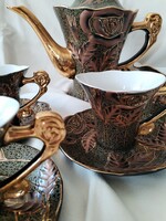Yamasen, Japanese Porcelain Coffee Set - 24K Gold Plated