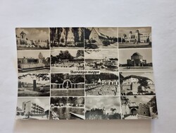 Baranya megye fekete-fehér régi képeslap - mozaik részletek 1967