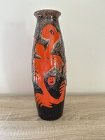 Erdélyi Imre mázas népi váza