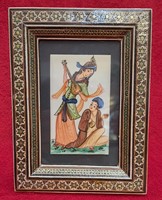 Perzsa, közel-keleti miniatúra kép 1 (M5262)