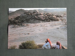 Képeslap,Közel-Kelet,Szaúd-Arábia,Taif,Suwayqah hegy látkép,részlet, 1990-