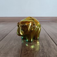 Régi Zsolnay Nádor Judit eozin modern elefánt figura