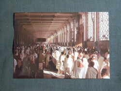 Képeslap,Közel-Kelet,Szaúd-Arábia,Mecca,Mekka,Séta Safa és Marwa között látkép,részlet, 1990-