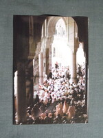 Képeslap,Közel-Kelet,Szaúd-Arábia,Mecca,Mekka,Zarándokok imádkoznak a Nagymecsetben, 1990-