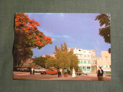 Képeslap,Közel-Kelet,Szaúd-Arábia,Taif,városi utca látkép,részlet, 1990-