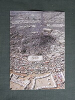 Képeslap,Közel-Kelet,Szaúd-Arábia,Mecca,Mekka,Arafat hegy,sátorváros látkép,részlet, 1990-