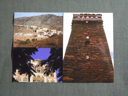 Képeslap,Közel-Kelet,Szaúd-Arábia,Taif,építészet,városi látkép,részlet, 1990-