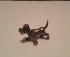 Sárgaréz miniatűr pudli kutya